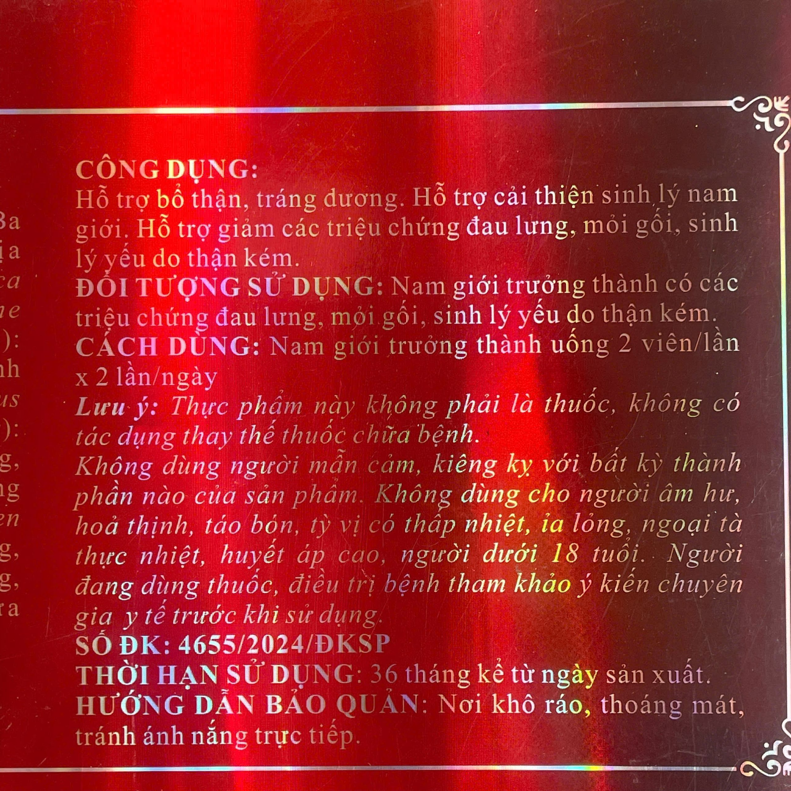 Hướng dẫn sử dụng cửu tôn thận đế